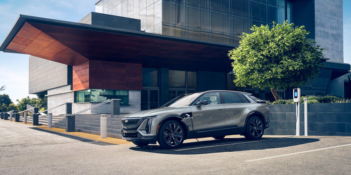 Cadillac-LYRIQ-Charging-Outside