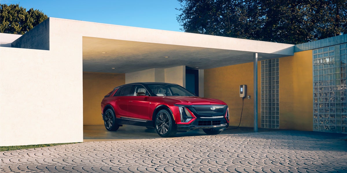 electric-LYRIQ-charging-at-home